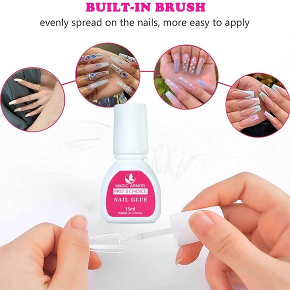 NEW SEALED Little Bottles of Nail Glue - Picture 5 of 7